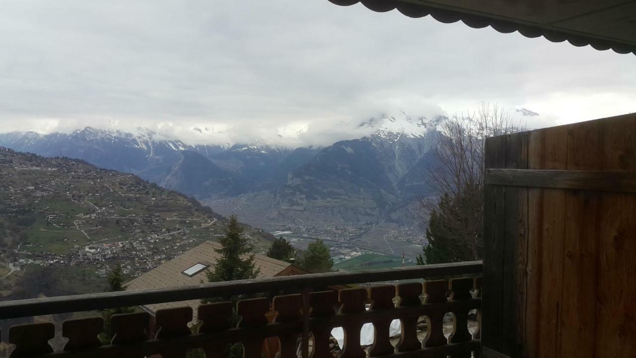 Appartement D'Une Chambre Avec Vue Imprenable - Veysonnaz Exterior foto